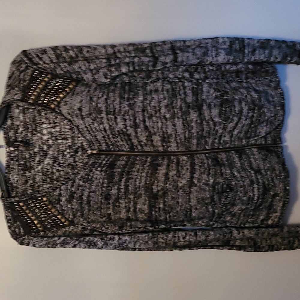 Maurice's Zipper Knit Cardigan | Size Medium